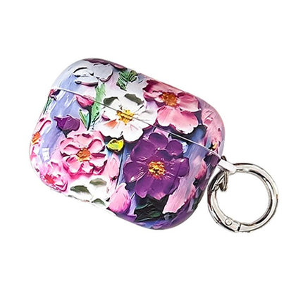 Oil Painting TPU Water Sticker Earphone Case, For AirPods 4, For AirPods Pro 2 / Pro, For AirPods 3, For AirPods 1 / 2