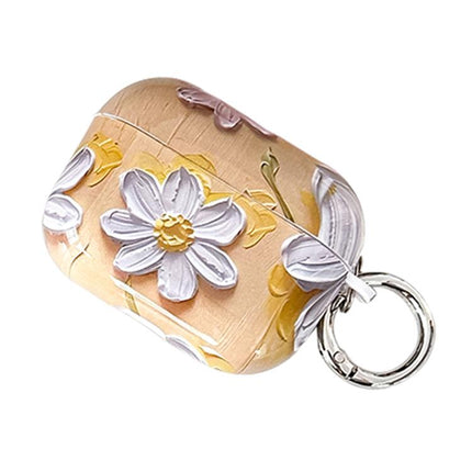 Oil Painting TPU Water Sticker Earphone Case, For AirPods 4, For AirPods Pro 2 / Pro, For AirPods 3, For AirPods 1 / 2