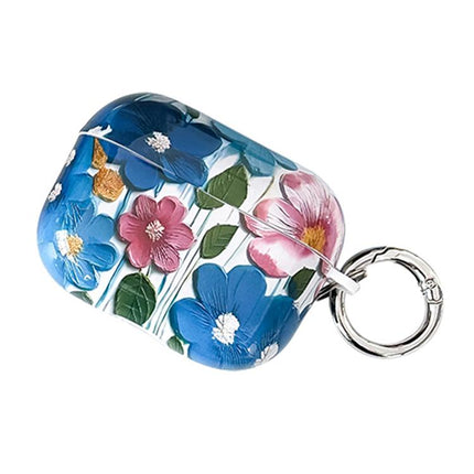 Oil Painting TPU Water Sticker Earphone Case, For AirPods 4, For AirPods Pro 2 / Pro, For AirPods 3, For AirPods 1 / 2