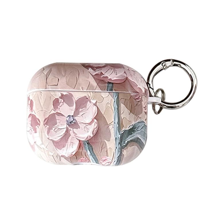 Oil Painting TPU Water Sticker Earphone Case, For AirPods 4, For AirPods Pro 2 / Pro, For AirPods 3, For AirPods 1 / 2