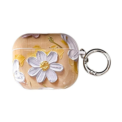 Oil Painting TPU Water Sticker Earphone Case, For AirPods 4, For AirPods Pro 2 / Pro, For AirPods 3, For AirPods 1 / 2