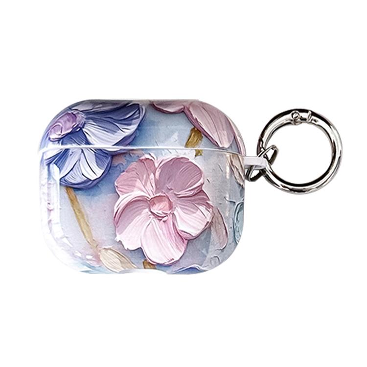 Oil Painting TPU Water Sticker Earphone Case, For AirPods 4, For AirPods Pro 2 / Pro, For AirPods 3, For AirPods 1 / 2