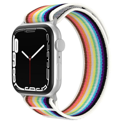 xDfind Dual-Section Loop Nylon Watch Band, For Apple Watch 46mm / 49mm / 45mm / 44mm, For Apple Watch 42mm / 41mm / 40mm / 38mm
