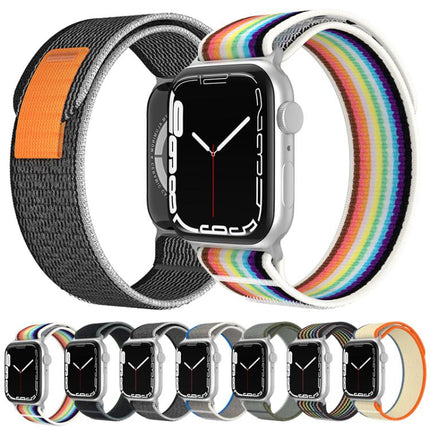 xDfind Dual-Section Loop Nylon Watch Band, For Apple Watch 46mm / 49mm / 45mm / 44mm, For Apple Watch 42mm / 41mm / 40mm / 38mm