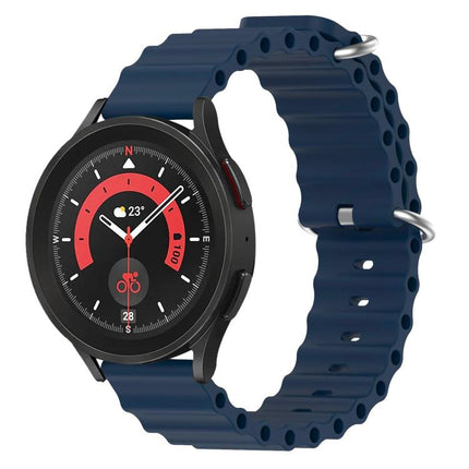 xDfind Ocean Style Silicone Solid Color Watch Band, 20mm, 22mm