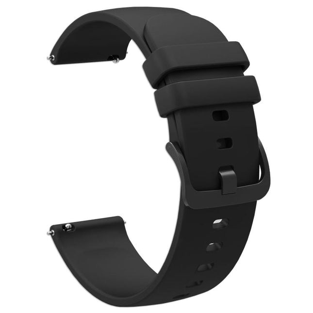 xDfind Flat Pure Color Silicone Watch Band, 20mm, 22mm