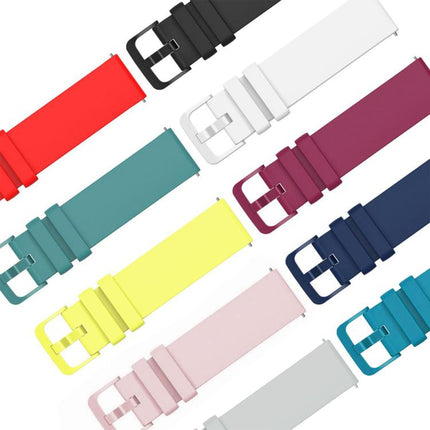 xDfind Flat Pure Color Silicone Watch Band, 20mm, 22mm