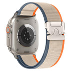 For Apple Watch 46mm / 49mm / 45mm / 44mm / Orange Beige