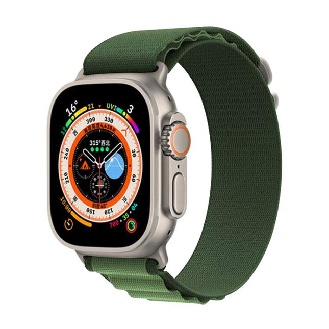 xDfind Aline Nylon Loop Watch Band, For Apple Watch 46mm / 49mm / 45mm / 44mm, For Apple Watch 42mm / 41mm / 40mm / 38mm