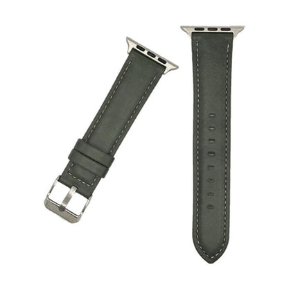 xDfind Crazy Horse Texture Leather Watch Band, For Apple Watch 46mm / 49mm / 45mm / 44mm, For Apple Watch 42mm / 41mm / 40mm / 38mm