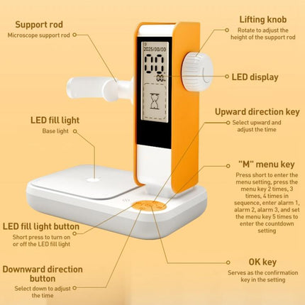 CM5 2.0 inch Screen HD Digital Electron Microscope