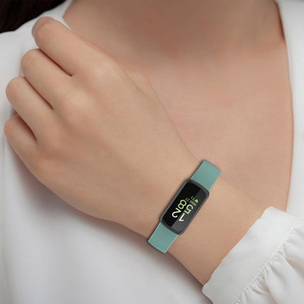 For Fitbit Inspire 3 xDfind Solid Color Silicone Watch Band, S, L