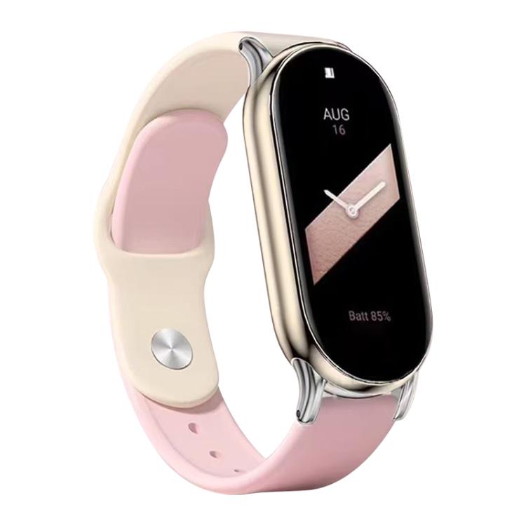 xDfind Metal Buckle Solid Color Silicone Watch Band