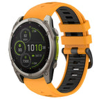 For Garmin 26mm / Orange+Black