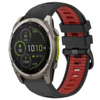 For Garmin 26mm / Black+Red