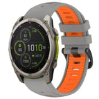 For Garmin 26mm / Grey+Orange