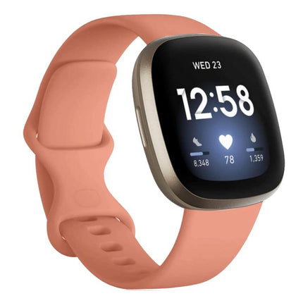 For Fitbit Versa 4 / Versa 3 / Sense2 / Sense xDfind Silicone Watch Band, S
