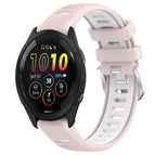 For Garmin 22mm / Pink+White