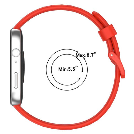 xDfind Colorful Buckle Silicone Sports Watch Band, For Huawei Watch Fit 4 Pro / 4 / 3