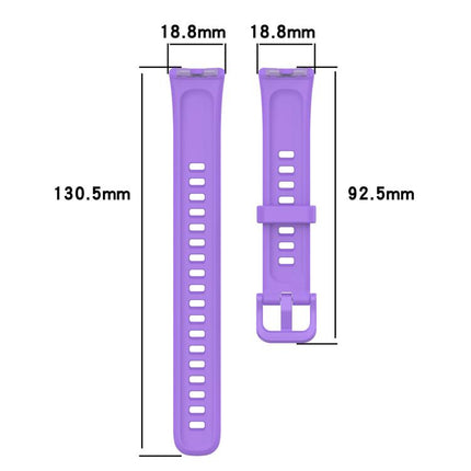 xDfind Nail Button Glossy Silicone Watch Band, For Huawei Band 10 / 9 / 8