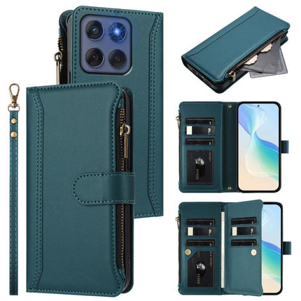 Magnetic Closure 9 Card Slots Zipper Leather Case with Hand Strap, For Motorola Edge 70 5G / X70 Air 5G, For Motorola Moto G06 4G, For Motorola Edge 60 Fusion Global, For Motorola Moto G Stylus 5G 2025 Global