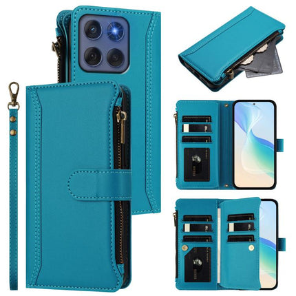 Magnetic Closure 9 Card Slots Zipper Leather Case with Hand Strap, For Motorola Edge 70 5G / X70 Air 5G, For Motorola Moto G06 4G, For Motorola Edge 60 Fusion Global, For Motorola Moto G Stylus 5G 2025 Global