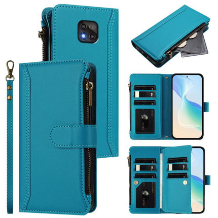 Magnetic Closure 9 Card Slots Zipper Leather Case with Hand Strap, For Motorola Moto G30 / G10 / G20, For Motorola Moto E7 Power, For Motorola Moto G Power 2021, For Motorola Moto G Play 2021