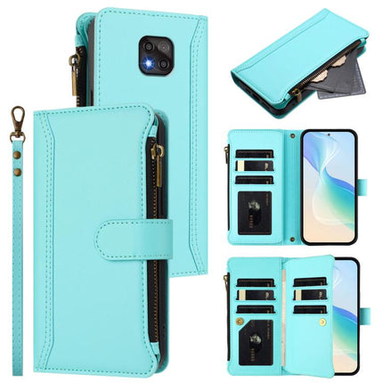 Magnetic Closure 9 Card Slots Zipper Leather Case with Hand Strap, For Motorola Moto G30 / G10 / G20, For Motorola Moto E7 Power, For Motorola Moto G Power 2021, For Motorola Moto G Play 2021