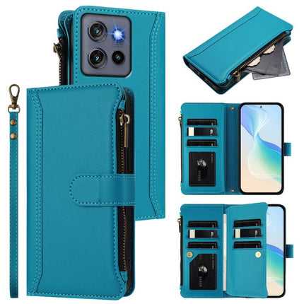 Magnetic Closure 9 Card Slots Zipper Leather Case with Hand Strap, For Motorola Edge 70 5G / X70 Air 5G, For Motorola Moto G06 4G, For Motorola Edge 60 Fusion Global, For Motorola Moto G Stylus 5G 2025 Global