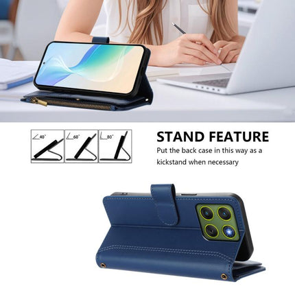 Magnetic Closure 9 Card Slots Zipper Leather Case with Hand Strap, For Motorola Edge 70 5G / X70 Air 5G, For Motorola Moto G06 4G, For Motorola Edge 60 Fusion Global, For Motorola Moto G Stylus 5G 2025 Global