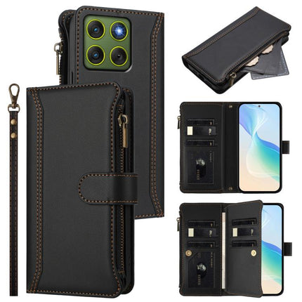 Magnetic Closure 9 Card Slots Zipper Leather Case with Hand Strap, For Motorola Edge 70 5G / X70 Air 5G, For Motorola Moto G06 4G, For Motorola Edge 60 Fusion Global, For Motorola Moto G Stylus 5G 2025 Global