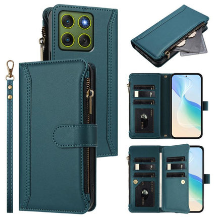 Magnetic Closure 9 Card Slots Zipper Leather Case with Hand Strap, For Motorola Edge 70 5G / X70 Air 5G, For Motorola Moto G06 4G, For Motorola Edge 60 Fusion Global, For Motorola Moto G Stylus 5G 2025 Global