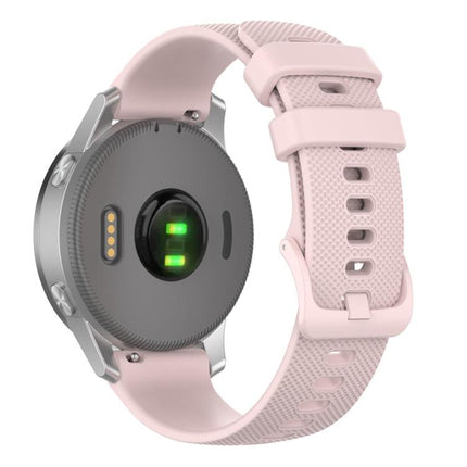 xDfind Small Plaid Solid Color Silicone Watch Band, 22mm For Forerunner 570 47mm/935/945/955