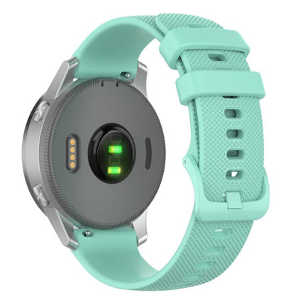 xDfind Small Plaid Solid Color Silicone Watch Band, 22mm For Forerunner 570 47mm/935/945/955