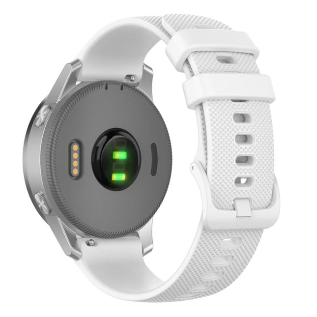 xDfind Small Plaid Solid Color Silicone Watch Band