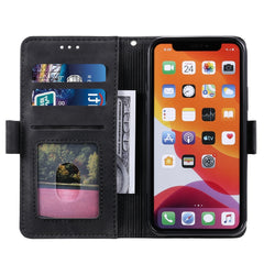 Funda de cuero con tapa horizontal con empalme retro, ranuras para tarjetas, soporte y billetera, para iPhone 12 mini, para iPhone 12/12 Pro, para iPhone 12 Pro Max