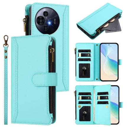 Magnetic Closure 9 Card Slots Zipper Leather Case with Hand Strap, For TCL 40 XL / 40 T, For TCL 50 LE 5G / K23 / K24, For TCL 50 Pro NxtPaper / P10, For TCL 405 / 406 / 406S / 480