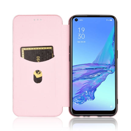 Carbon Fiber Texture Magnetic Horizontal Flip TPU + PC + PU Leather Case with Card Slot & Lanyard, For OPPO A53 / A32 (2020), For OPPO Reno3 Pro Overseas Version, For Doogee X95, For Asus Zenfone 7 ZS670KS / Zenfone 7 Pro ZS671KS                       ...