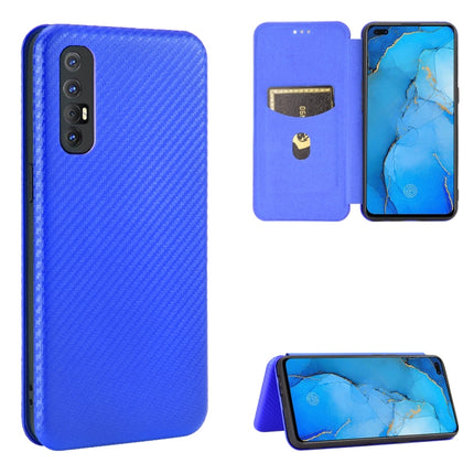 Carbon Fiber Texture Magnetic Horizontal Flip TPU + PC + PU Leather Case with Card Slot & Lanyard, For OPPO A53 / A32 (2020), For OPPO Reno3 Pro Overseas Version, For Doogee X95, For Asus Zenfone 7 ZS670KS / Zenfone 7 Pro ZS671KS                       ...
