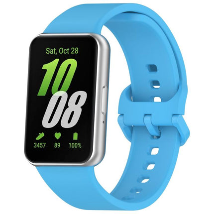xDfind Solid Color Colorful Buckle Silicone Watch Band, For Samsung Galaxy Fit3 SM-R390