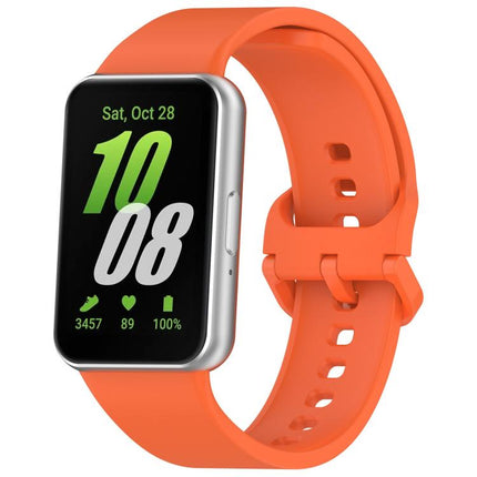 xDfind Solid Color Colorful Buckle Silicone Watch Band, For Samsung Galaxy Fit3 SM-R390