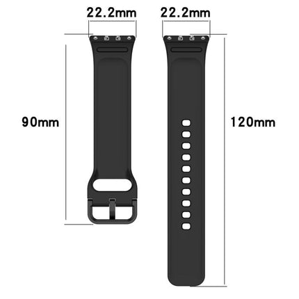 xDfind Solid Color Colorful Buckle Silicone Watch Band, For Samsung Galaxy Fit3 SM-R390