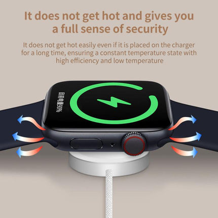 For Apple Watch Series xDfind Aluminum Alloy Shell Magnetic Wireless Watch Charger