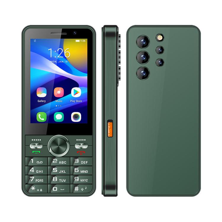 UNIWA XS24 Keypad Phone, 2GB+16GB, 3.5 inch Android 8.1 Mediatek MT6737M Quad Core, Flashlights, Network: 4G, Support Google Store, EU Plug, US Plug, UK Plug, AU Plug