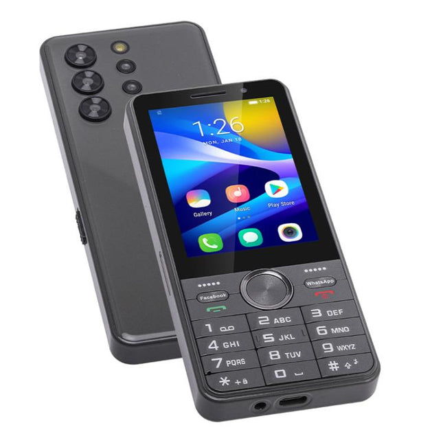 UNIWA XS24 Keypad Phone, 2GB+16GB, 3.5 inch Android 8.1 Mediatek MT6737M Quad Core, Flashlights, Network: 4G, Support Google Store, EU Plug, US Plug, UK Plug, AU Plug