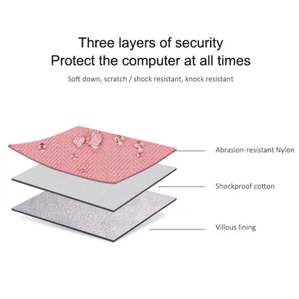 ST08 Handheld Briefcase Carrying Storage Bag without Shoulder Strap, for 13.3 inch Laptop, for 14.1 inch Laptop, for 15.4 inch Laptop, for 15.6 inch Laptop