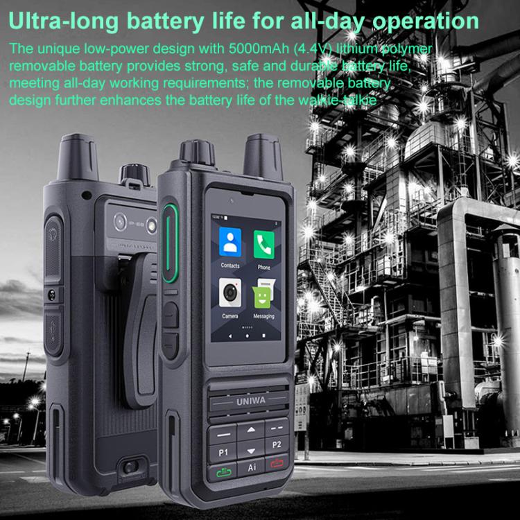 UNIWA NR120 PoC Walkie-Talkie Rugged Phone, 3GB+32GB, 2.4 inch Android 13 Unisoc T158 Octa Core, Network: 5G, NFC, SOS, EU Plug, US Plug, UK Plug, AU Plug