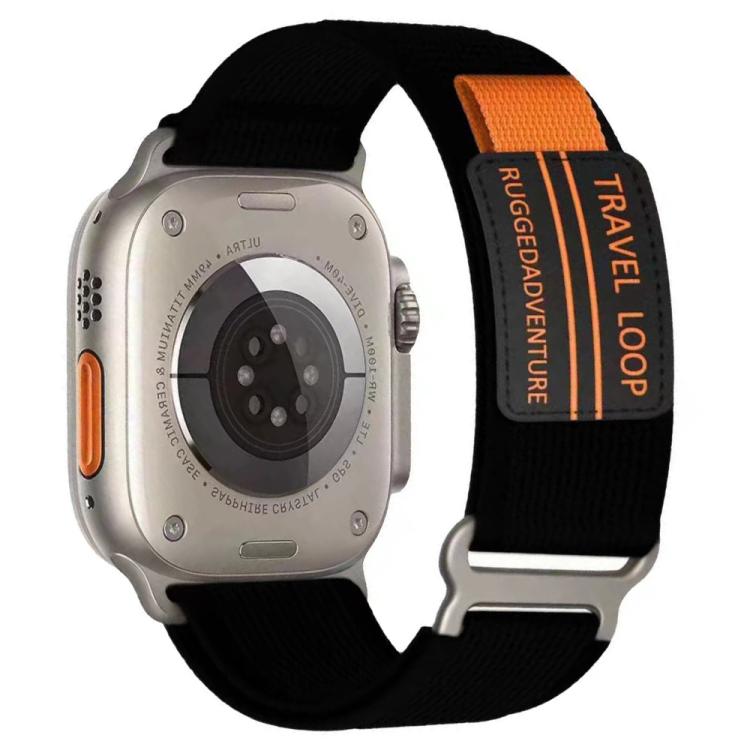 xDfind Double Section Metal Buckle Loop Nylon Braided Watch Band
