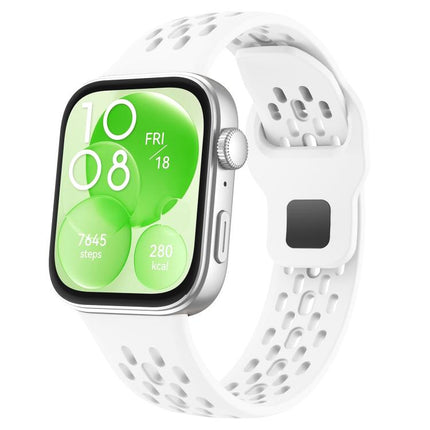 xDfind Mesh Reverse Buckle Silicone Watch Band, For Huawei Watch Fit 4 Pro / Fit 4 / Fit 3