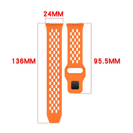 xDfind Mesh Reverse Buckle Silicone Watch Band, For Huawei Watch Fit 4 Pro / Fit 4 / Fit 3
